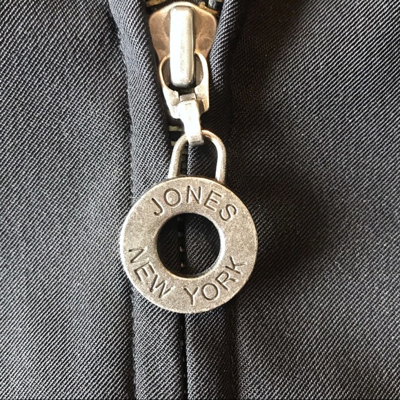 Jones NY lightweight lined jacket with hood, black - Picture 7 of 10